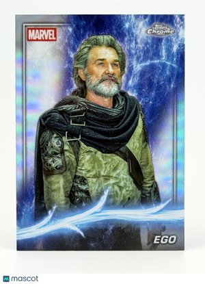 2025 Topps Chrome Marvel #71 EGO - Kurt Russell - Refractor
