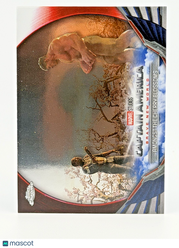 2025 Topps Chrome Marvel #BNW-25 Captain America - Amongst the Cherry Blossoms