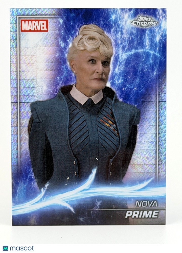 2025 Topps Chrome Marvel #51 Nova Prime - Glenn Close - Refractor