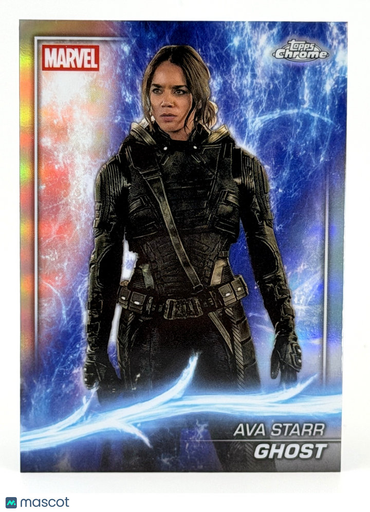 2025 Topps Chrome Marvel Studios GHOST Ava Starr #186 REFRACTOR Phase Five