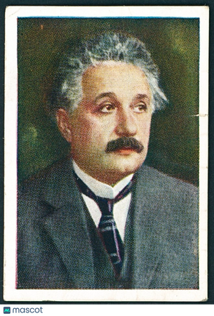 1928 Jasmatzi Die Welt In Bildern #1 Series 75 - ALBERT EINSTEIN - GD