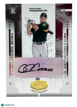 2004 Leaf Certified Materials /500 New Generation Auto #244 Graham Koonce