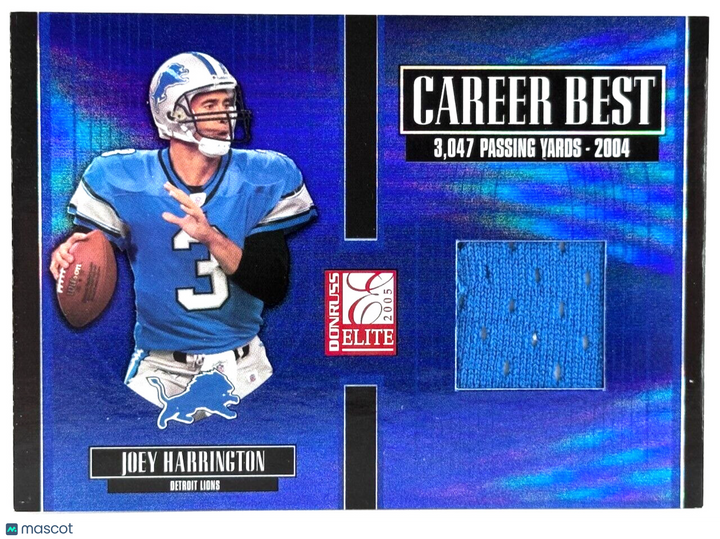 2005 Donruss Elite #CB-25 Career Best Jerseys  (48/175) Joey Harrington - Lions