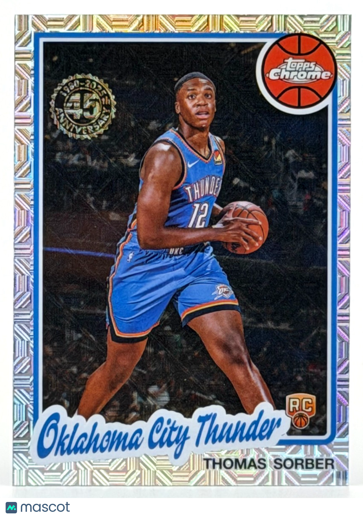 2025-26 Topps Basketball #TC-TS 1980 Topps Silver Pack MOJO - Thomas Sorber (RC)
