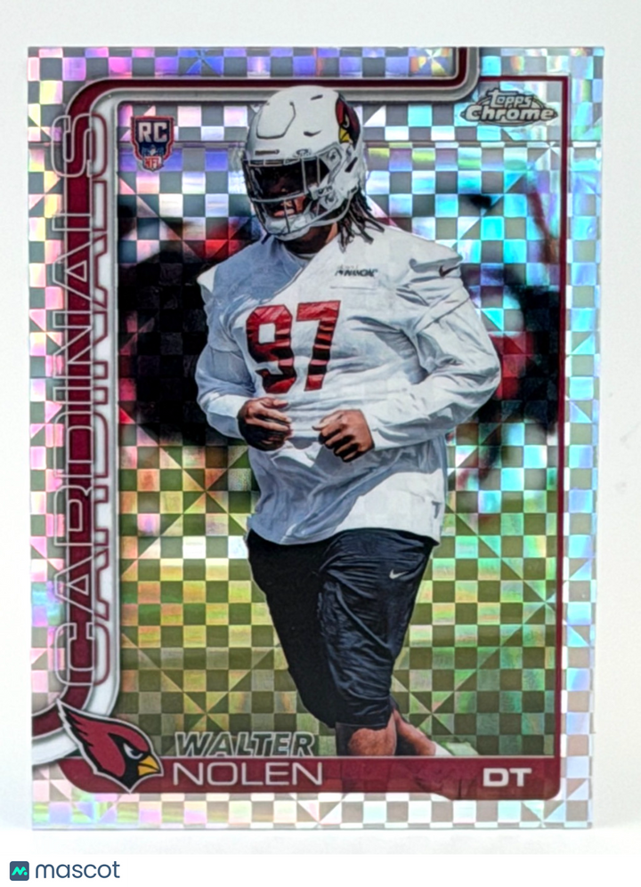 🏈 2025 Topps Chrome Football #365 Walter Nolen RC Rookie X-FRACTOR