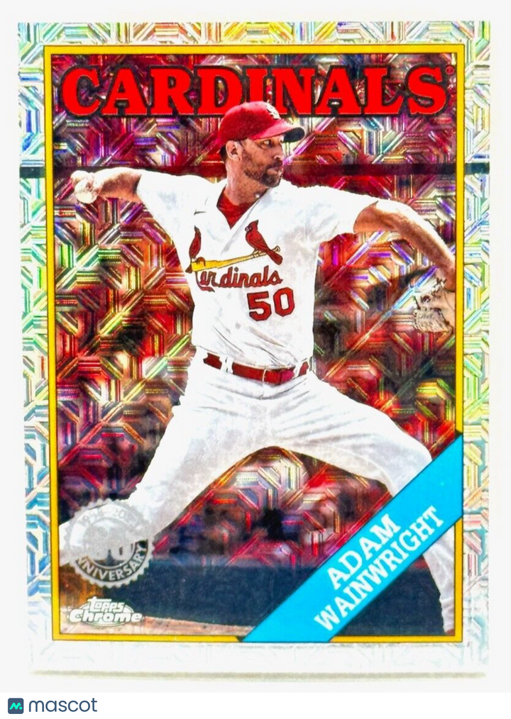 2023 Topps Chrome Update Series - 1988 - Silver Mojo #T88CU-39 Adam Wainwright