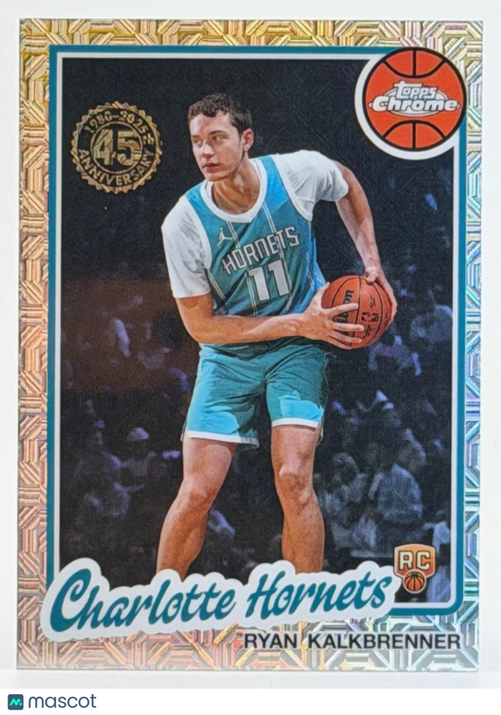 2025-26 Topps Basketball Ryan Kalkbrenner (RC) #TC-RK Chrome Mojo Refractor