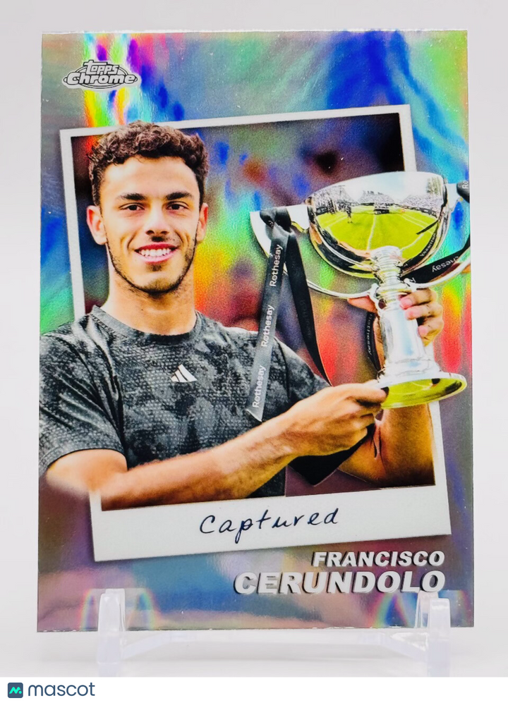 2024 Topps Chrome Tennis - Francisco Cerundolo - CAPTURED Refractor  #CTDFC