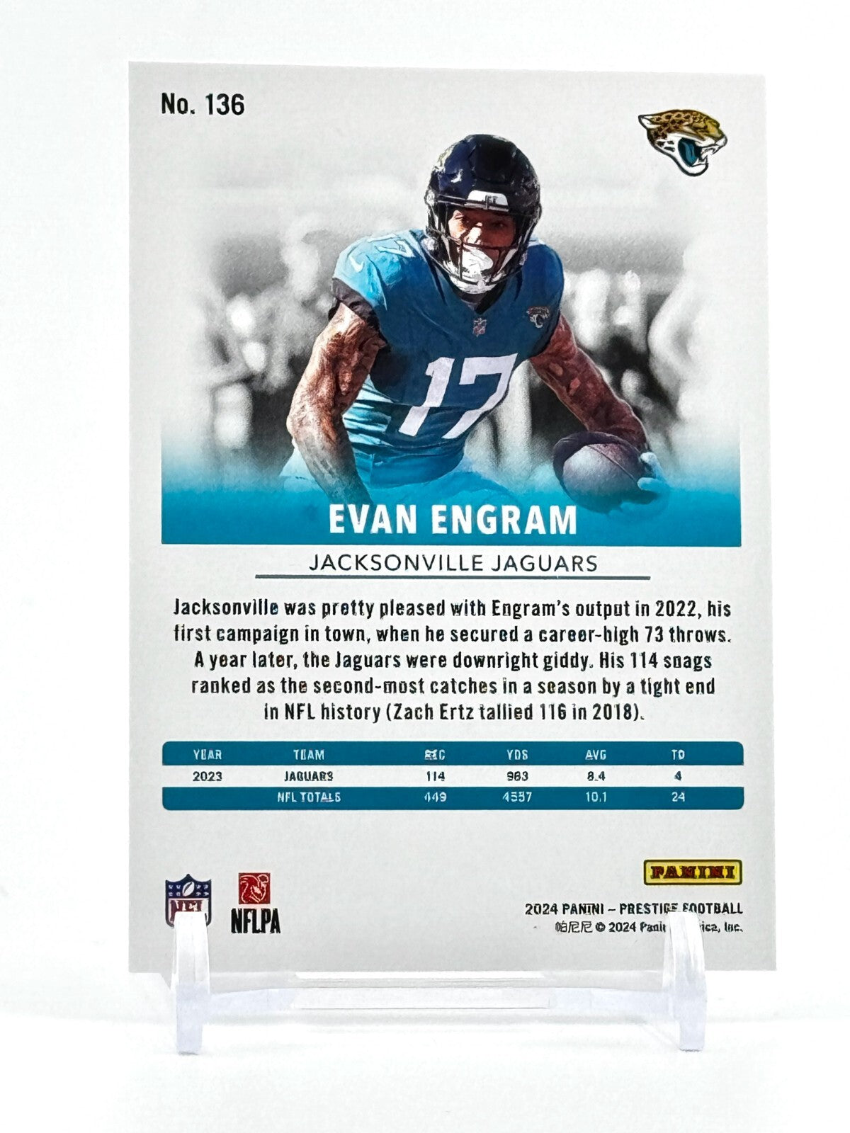 2024 Panini Prestige - Xtra Points #136 - EVAN ENGRAM - Jaguars