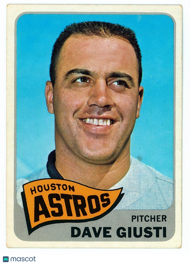 ⚾️ 1965 Topps - Dave Giusti #524 - Astros - EX/EX+