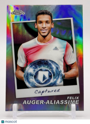 2024 Topps Chrome Tennis CAPTURED Refractor - Felix Auger-Aliassime #CTD-FA