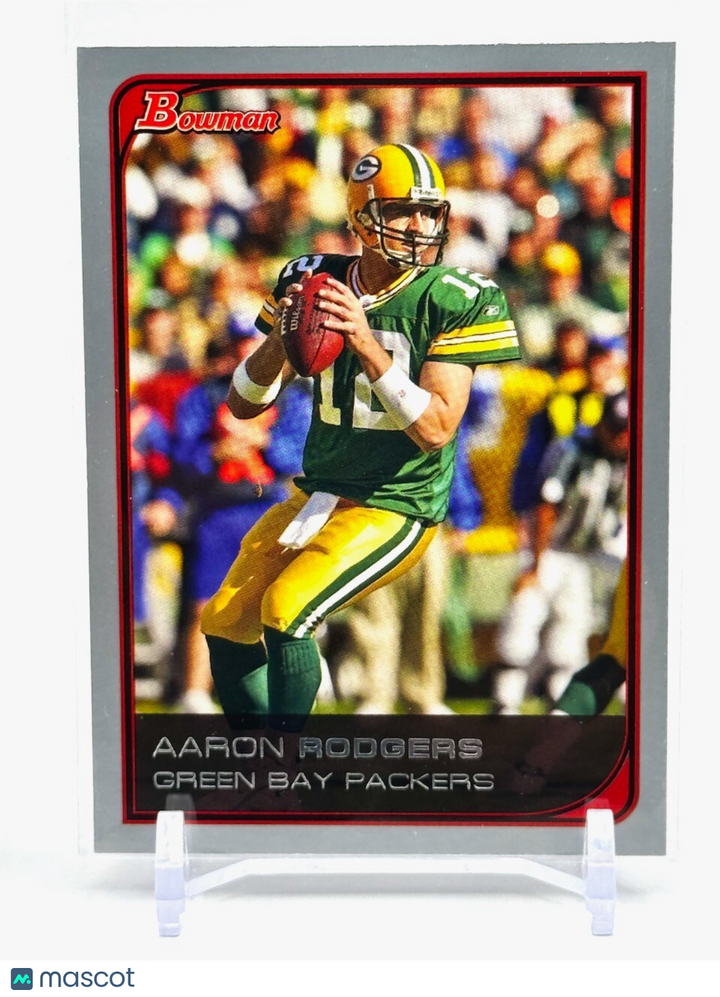 2006 BOWMAN CHROME AARON RODGERS #201 - 2ND YEAR - PACKERS