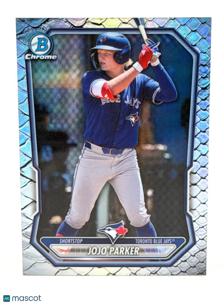 2026 Bowman Chrome Jojo Parker #BCP-147 Reptilian Refractor - Blue Jays