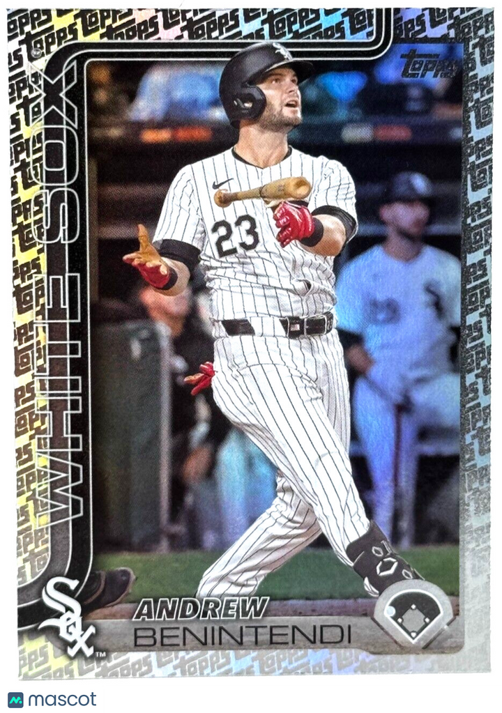 ⚾️ 2025 Topps Series 1 #344 Topps Logo Foilboard - Andrew Benintendi