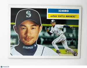 2005 Topps Heritage - Base Running in Background #7 Ichiro Suzuki - HOF