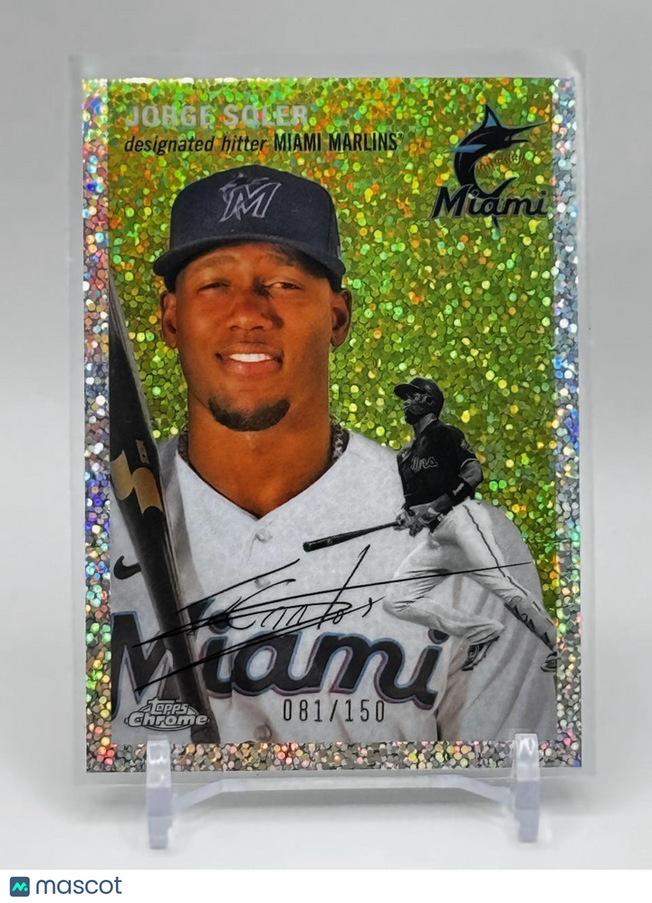 2023 Topps Chrome Platinum Anniversary #296 Jorge Soler Speckle Refractor #/150