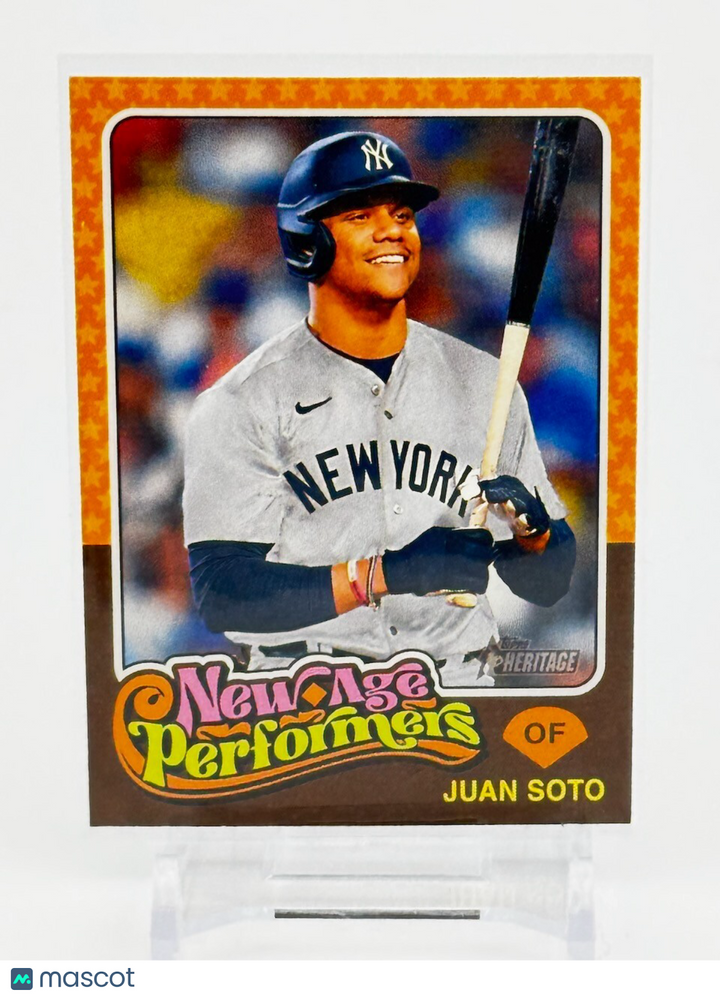 2024 Topps Heritage - New Age Performers - Juan Soto #NAP-21