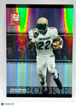 2003 DONRUSS ELITE ROOKIE #115 CHRIS BROWN /500 (RC) - BUFFALOES, TEXANS, TITANS