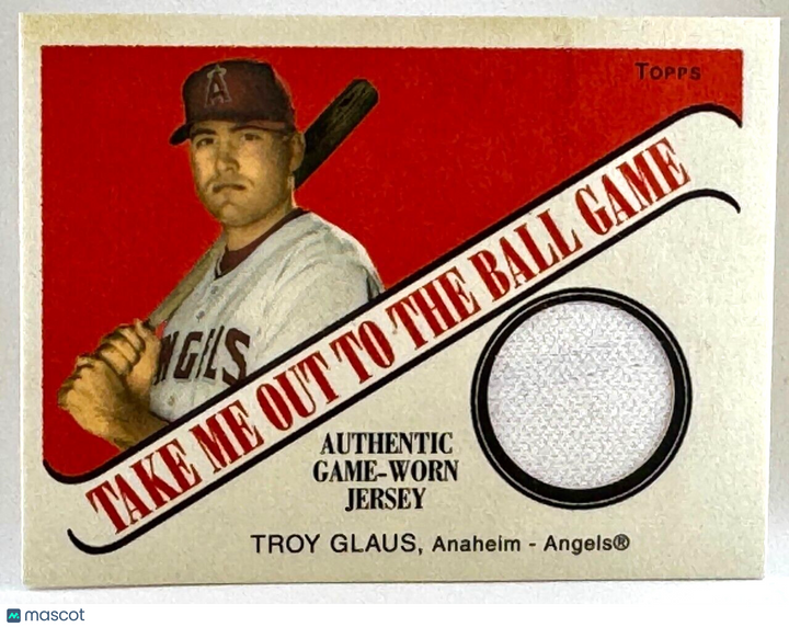 2004 Topps Cracker Jack - Take Me Out to the Ballgame Relics #TB-TG Troy Glaus