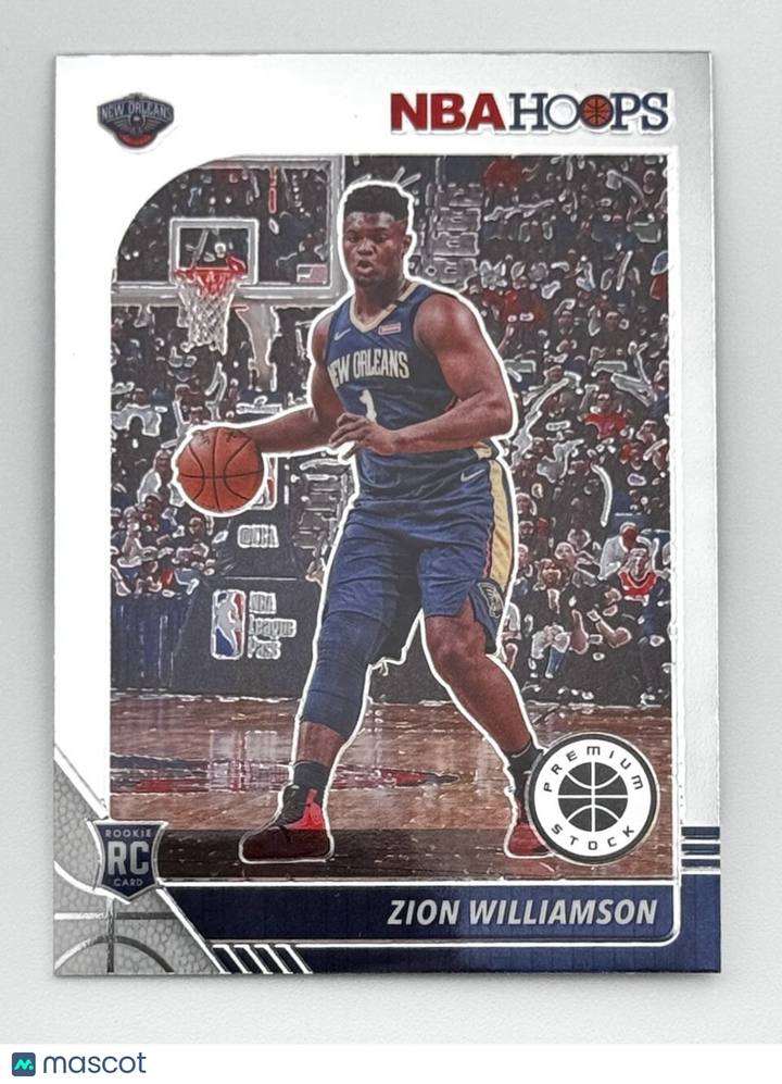 2019-20 Panini Hoops PREMIUM STOCK Rookie (RC) Zion Williamson #258
