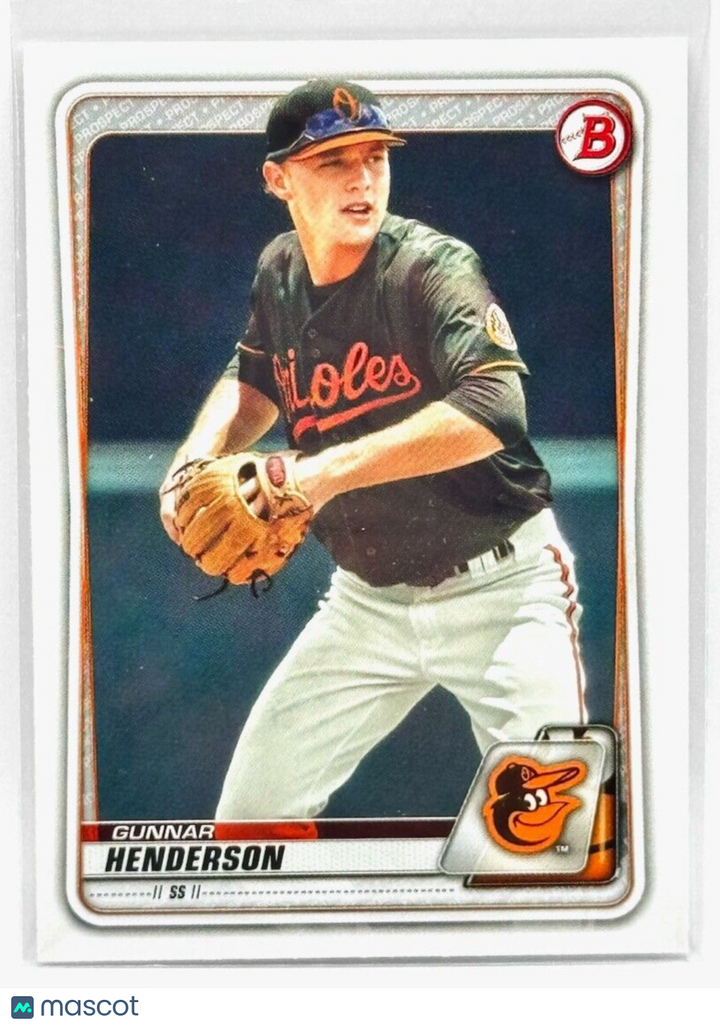 2020 Bowman Prospects #BP-134 Gunnar Henderson (RC) - Rookie - Orioles