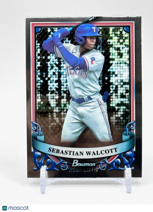 2024 BOWMAN STERLING PROSPECTS #BSP-14 - SEBASTIAN WALCOTT - RANGERS