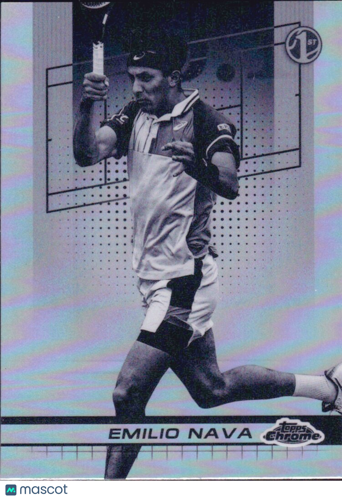 2024 Topps Chrome Tennis - NEGATIVE Refractor - Emilio Nava #197