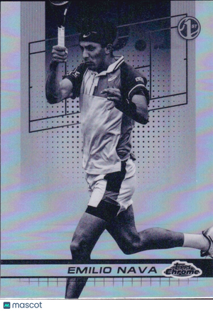 2024 Topps Chrome Tennis - NEGATIVE Refractor - Emilio Nava #197