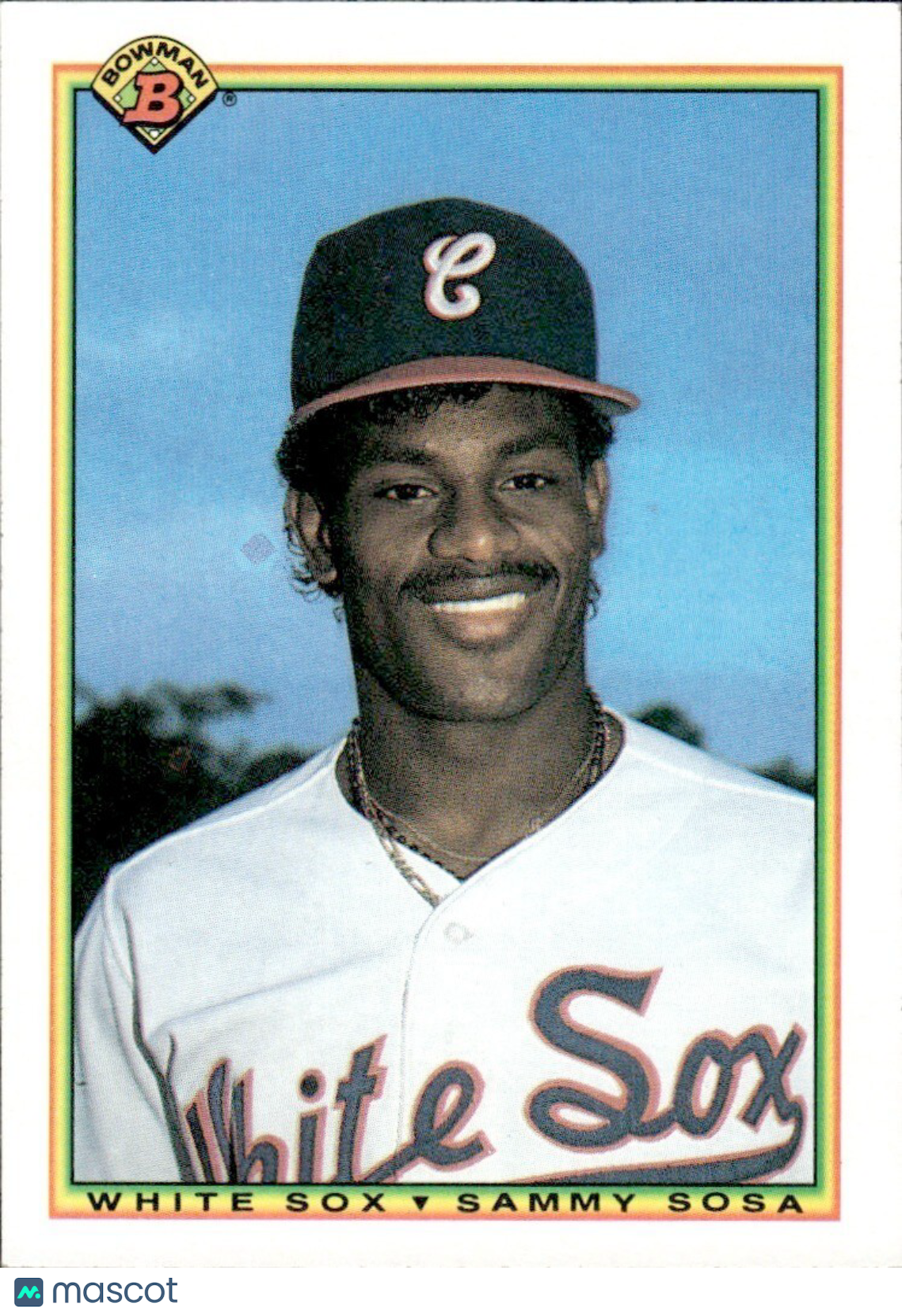 1990 Bowman - #312 Sammy Sosa (RC) - SET BREAK NM Rookie - White Sox