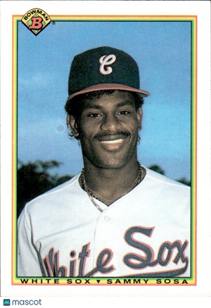 1990 Bowman - #312 Sammy Sosa (RC) - SET BREAK NM Rookie - White Sox