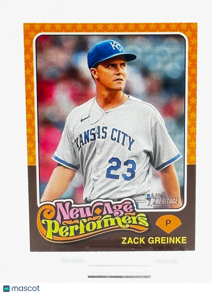 2024 Topps Heritage - New Age Performers - Zack Greinke #NAP-5
