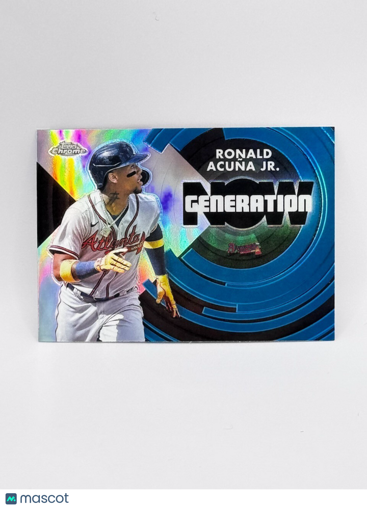 2022 Topps Chrome Update Series - Generation Now BLUE #GNC-8 Ronald Acuña Jr.