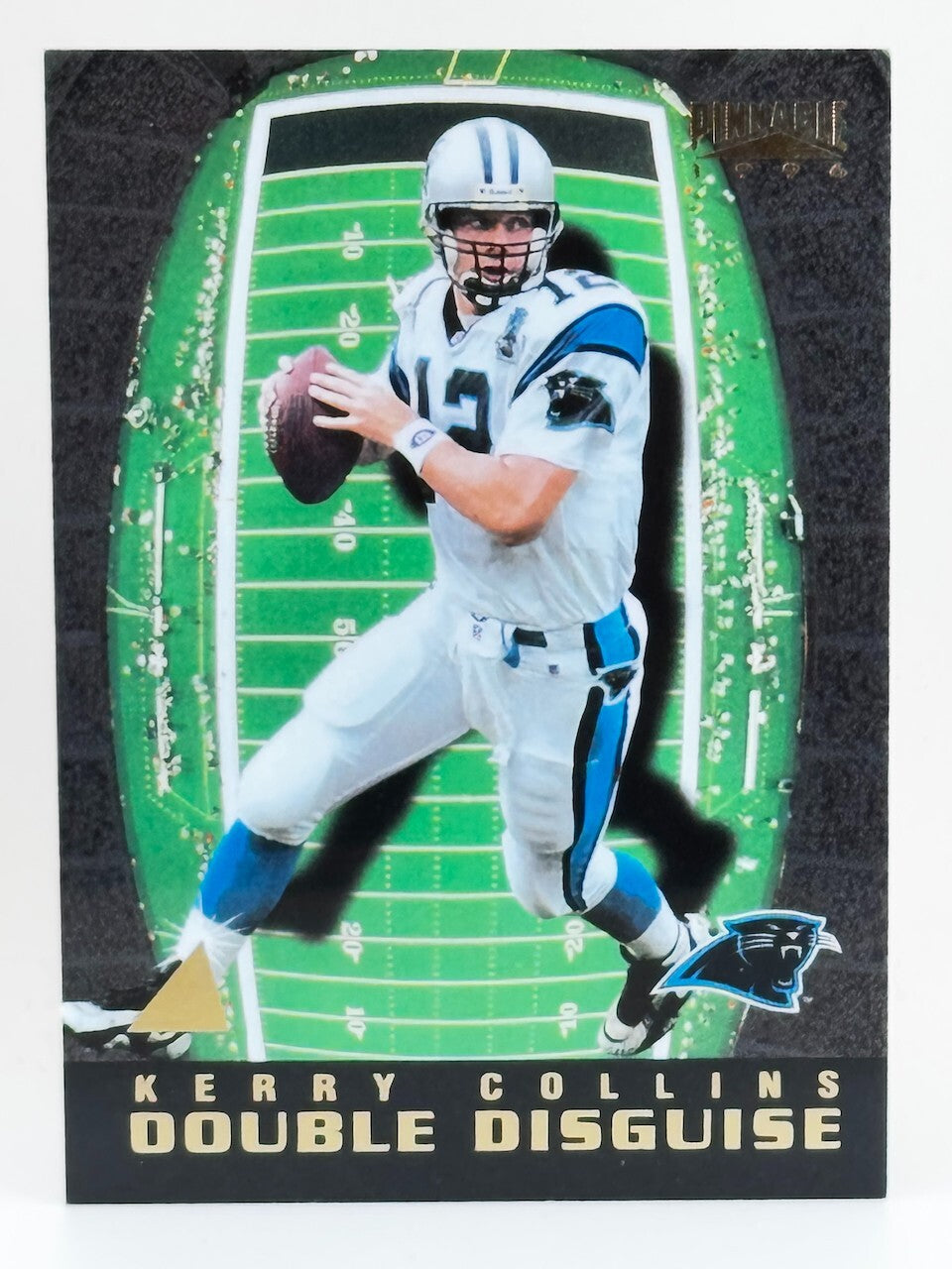 1996 Pinnacle Double Disguise #11 Brett Favre (HOF), Kerry Collins