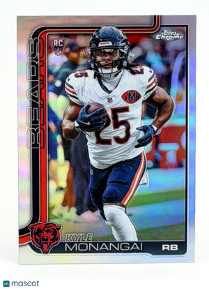 🏈 2025 Topps Chrome Football #382 Kyle Monangai RC Rookie REFRACTOR
