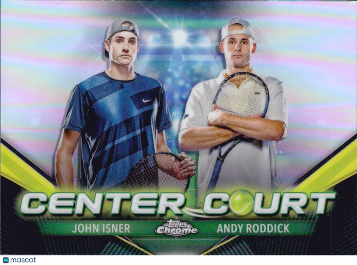 2024 Topps Chrome Tennis - Center Court - Andy Roddick / John Isner #CCC-IR