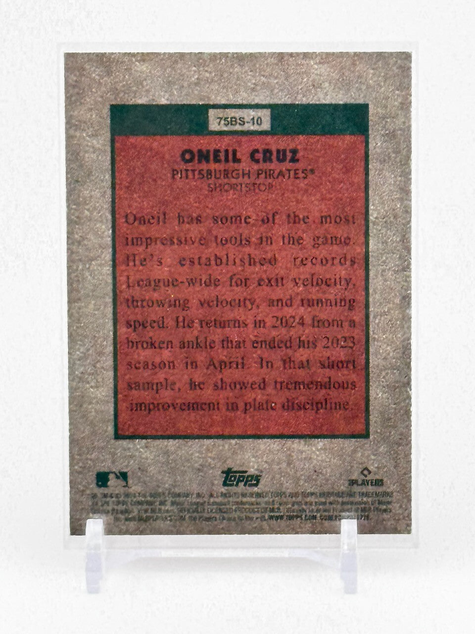 2024 Topps Heritage - 1975 Baseball Sensations #75BS-10 Oneil Cruz
