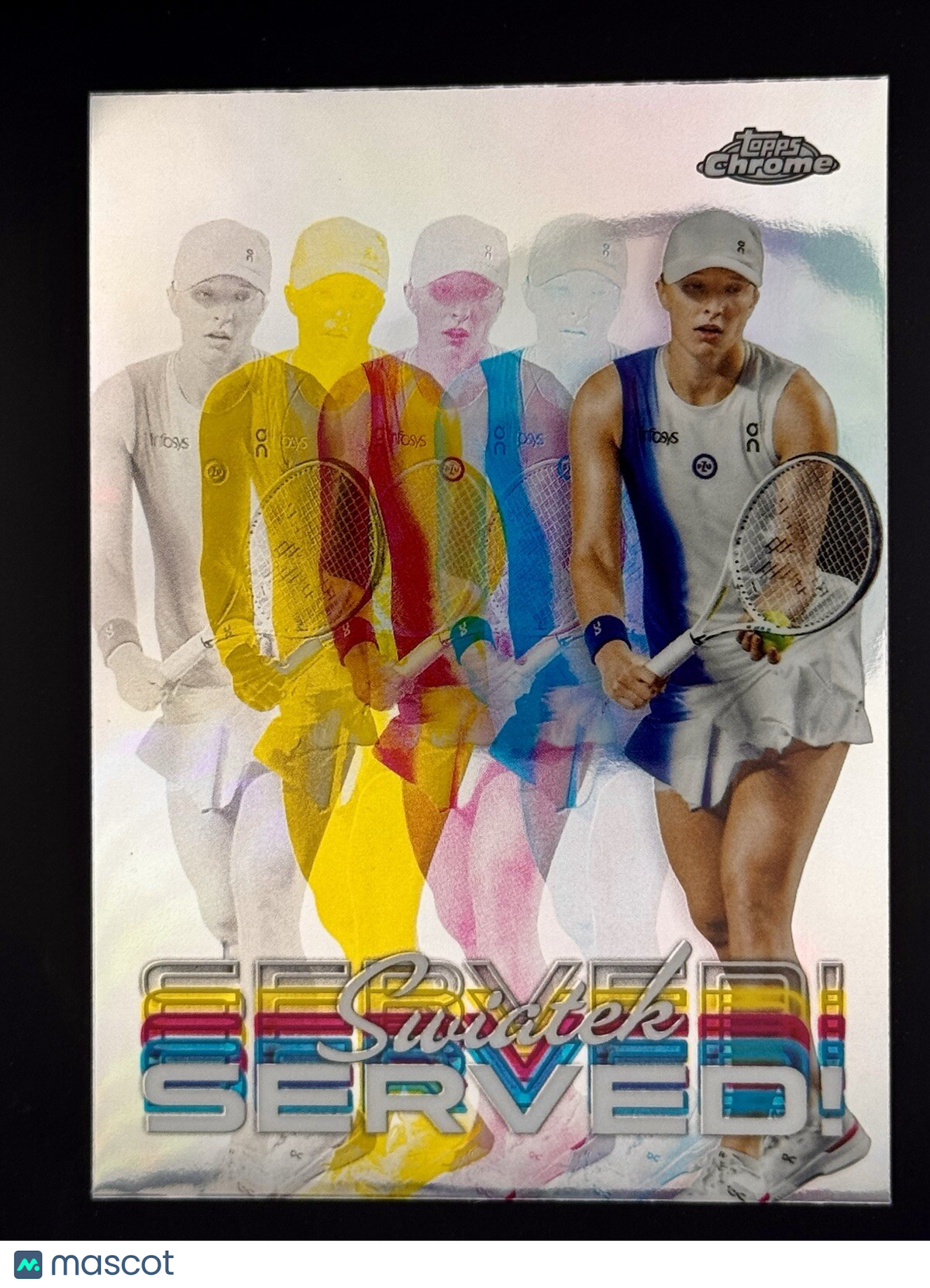 2024 Topps Chrome Tennis  - Served! #SER-IS Iga Swiatek (RC) Insert Parallel