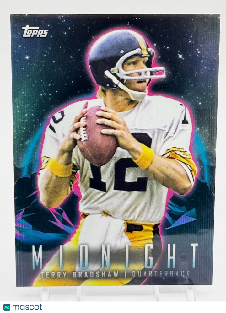 2023 Topps Composite Midnight - TERRY BRADSHAW - Steelers - #341 - Thick Card!