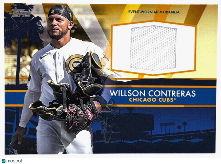 2022 Topps Update Series - All-Star Stitches #ASSC-WCO Willson Contreras (MEM)