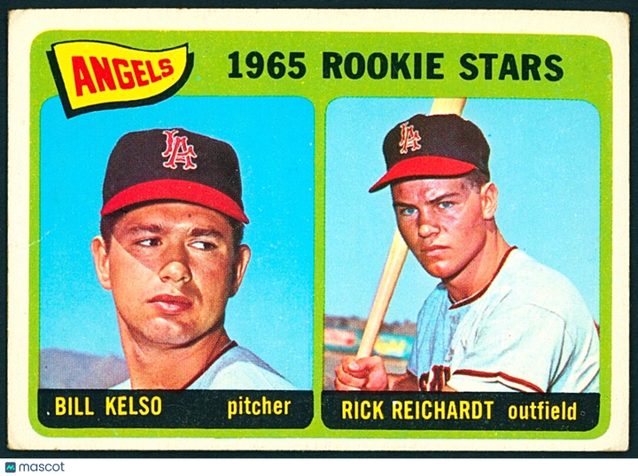 ⚾️ 1965 Topps - 1965 Rookie Stars Rick Reichardt, Bill Kelso #194 (RC) EX