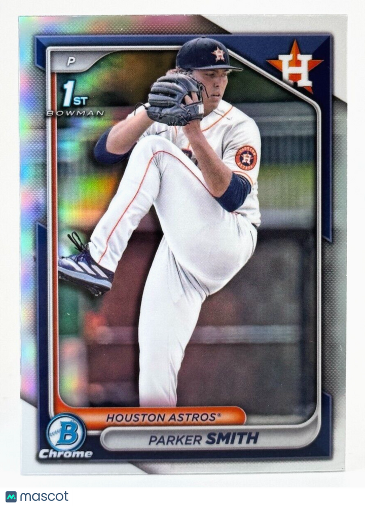 ⚾️ 2024 Bowman Draft Chrome REFRACTOR #BDC-186 - Parker Smith - Astros ⚾️