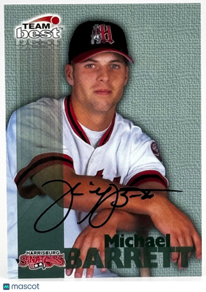 1999 Team Best - Autographs Michael Barrett (AU) - Harrisburg