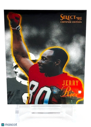 1995 Pinnacle Select 95 CERTIFIED EDITION - HOLO FOIL - Jerry Rice #49 - 49ers