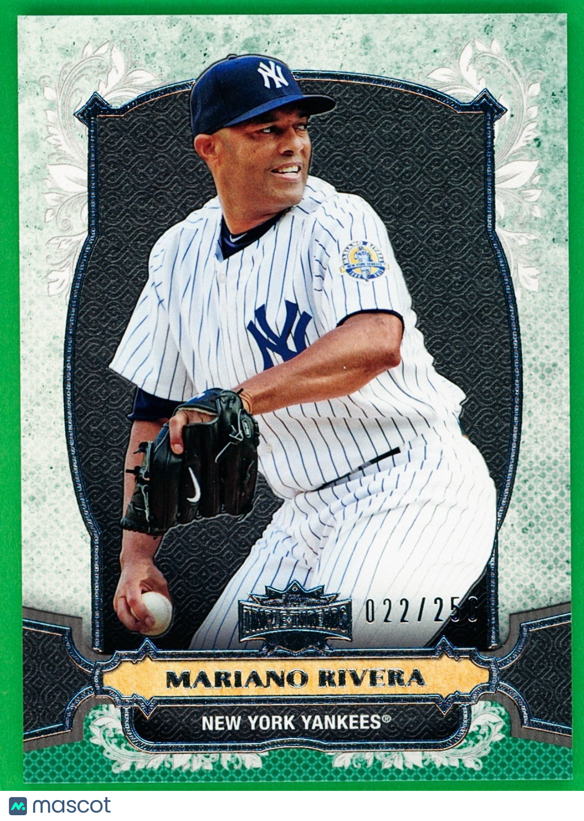 2014 Topps Triple Threads - Mariano Rivera (HOF) #47 Emerald (22/250)