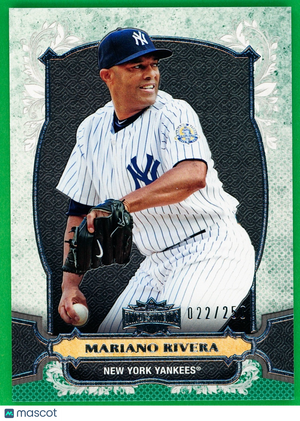 2014 Topps Triple Threads - Mariano Rivera (HOF) #47 Emerald (22/250)