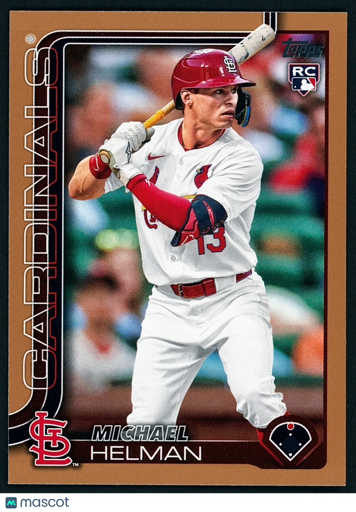 ⚾️ 2025 Topps Series 2 - Michael Helman #418 Gold /2025 (RC)
