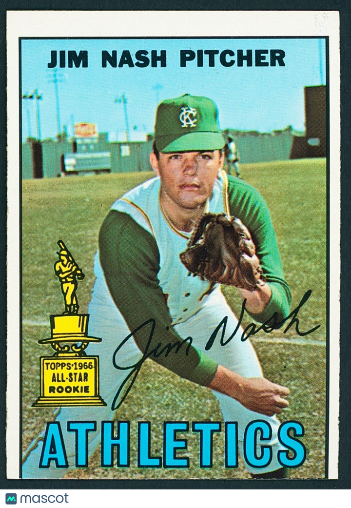 ⚾️ 1967 Topps - Jim Nash #90 (RC) EXMT (OC) Rookie Cup *SET BREAK*