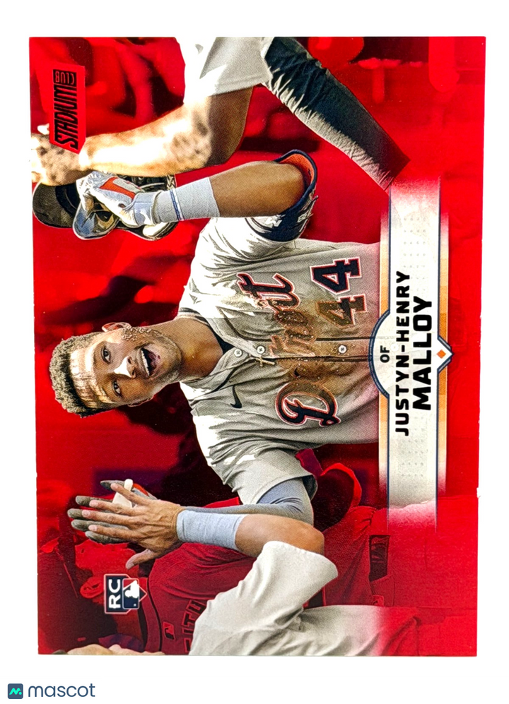 ⚾️ 2025 Topps Stadium Club #64 RED Parallel - Justyn-Henry Malloy (RC) Rookie