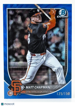 ⚾️ 2025 Bowman Chrome #49 Blue Wave Refractor (125/150) Matt Chapman - Giants