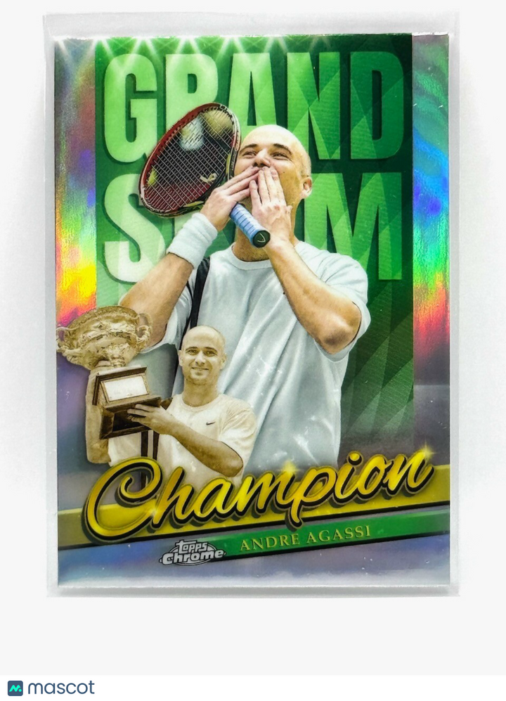 2024 TOPPS CHROME TENNIS GRAND SLAM CHAMPION - ANDRE AGASSI #GSC-AA